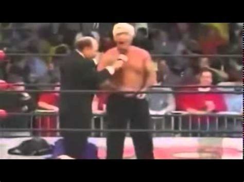 YEET: Revamped WCW Style Ric Flair Throws Gucci Shoes at 